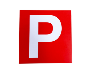 P Plate Magnetic Set | WA. VIC– Red (2 PK) 
