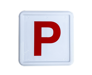 P Plate Clip-On Set | NSW, QLD, SA, TAS, ACT, NT – Red (2 PK) 