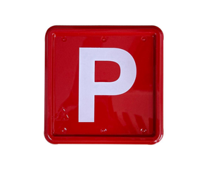 P Plate Clip-On Set | WA, VIC – Red (2 PK) 
