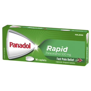 Panadol Rapid 16 Caplets | 500mg | Pack of 24