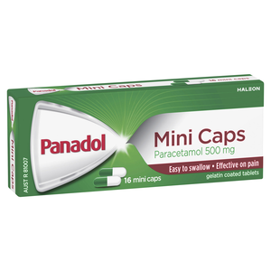 Panadol Mini Caps 16s | 500mg | Pack of 24