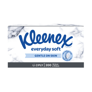 Kleenex Everyday Facial Tissues 200 Pack | 2 PLY