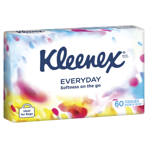 Kleenex Facial Tissue Soft Pack White | 60 Pack