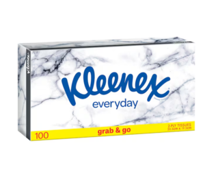 Kleenex Everyday Facial Tissues 100 Pack | 2 PLY