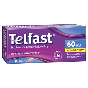 Telfast | 60Mg | 10 Tablets | Pack of 6